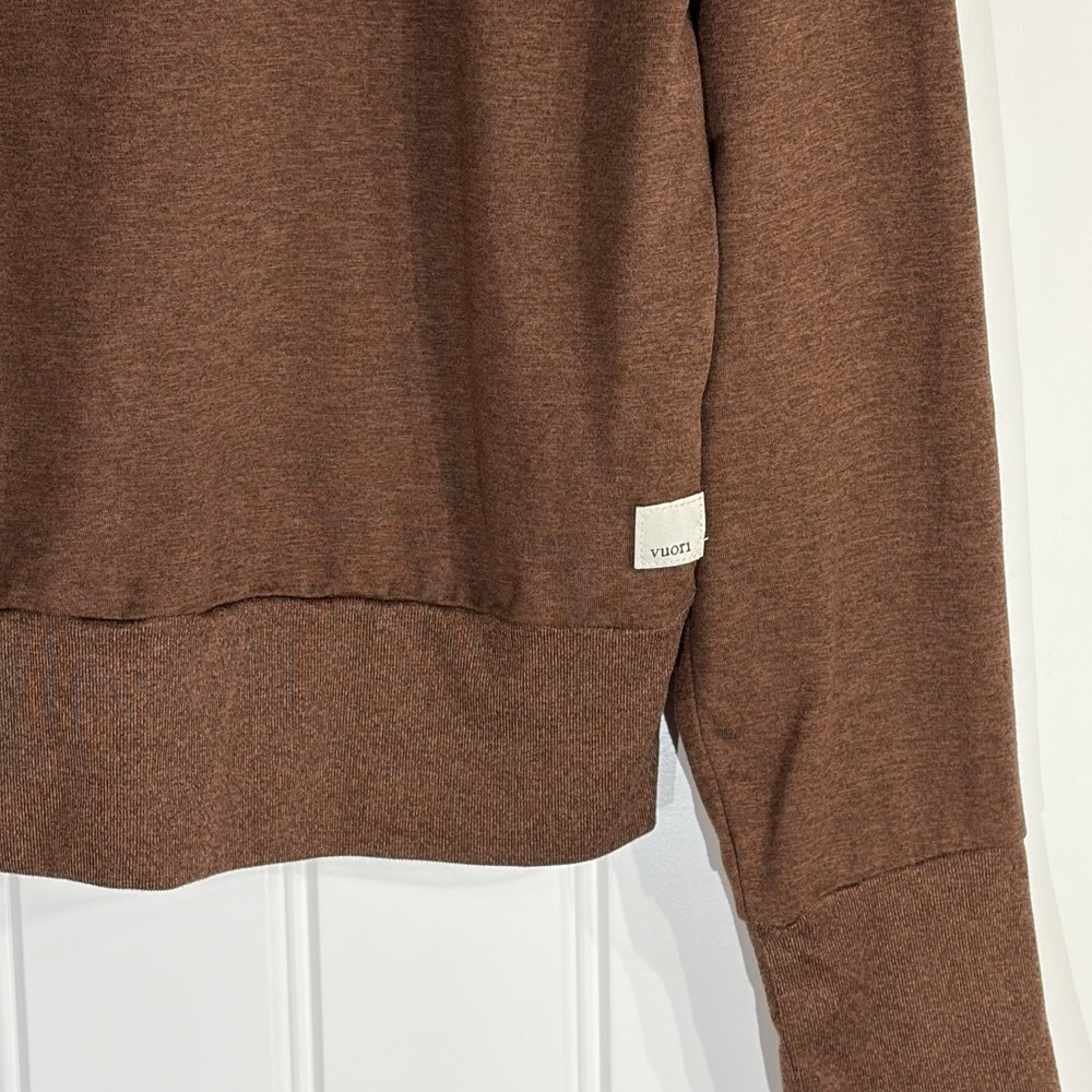 Vuori Daydream Crewneck Brown Size XS - Picture 2 of 4